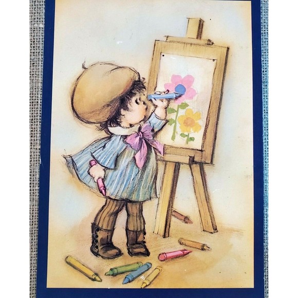 60s Big Head Hallmark Charmers Sunbonnet Kids Scrapbook Photo Album Vtg Unused - Picture 4 of 10